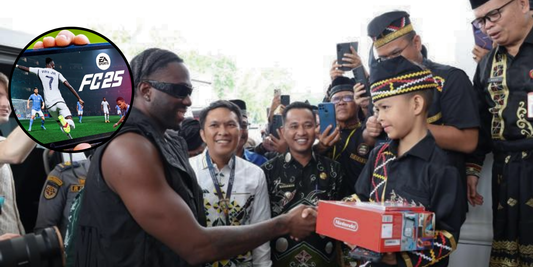 Viral! Nintendo Hadiah Langsung dari Melly Mike untuk Bocah Pacu Jalur